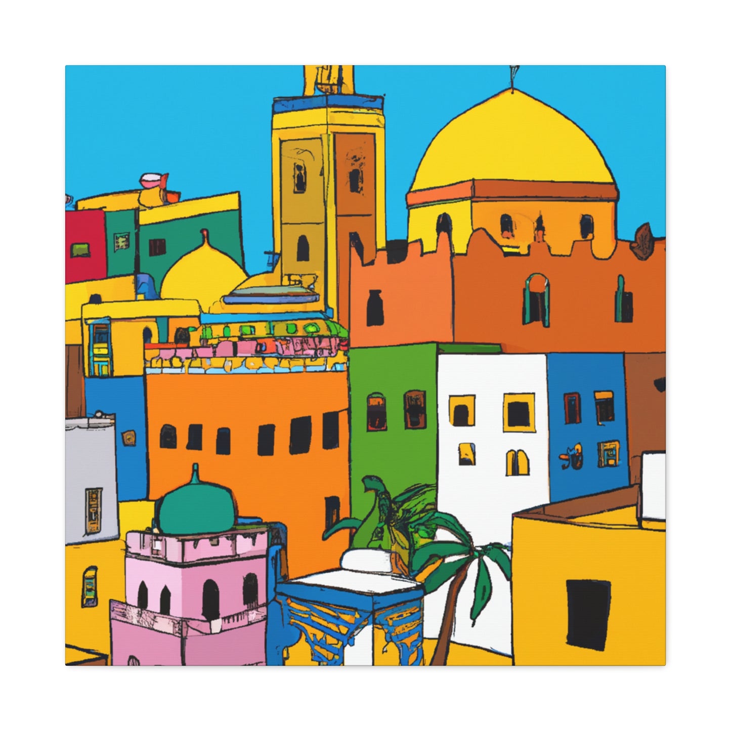Ibrahim Jadiri - Morraco - Canvas