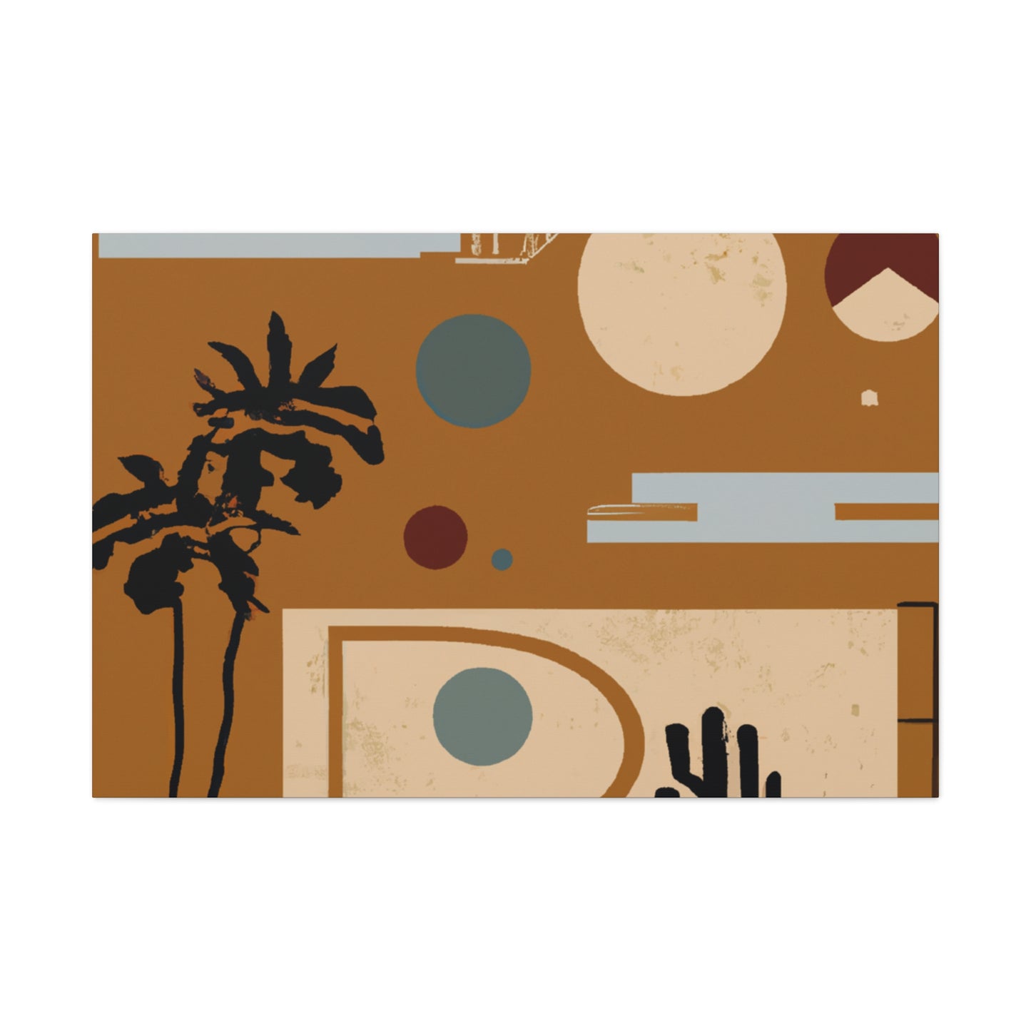 Bird's Eye Glimpse - Midcentury - Canvas