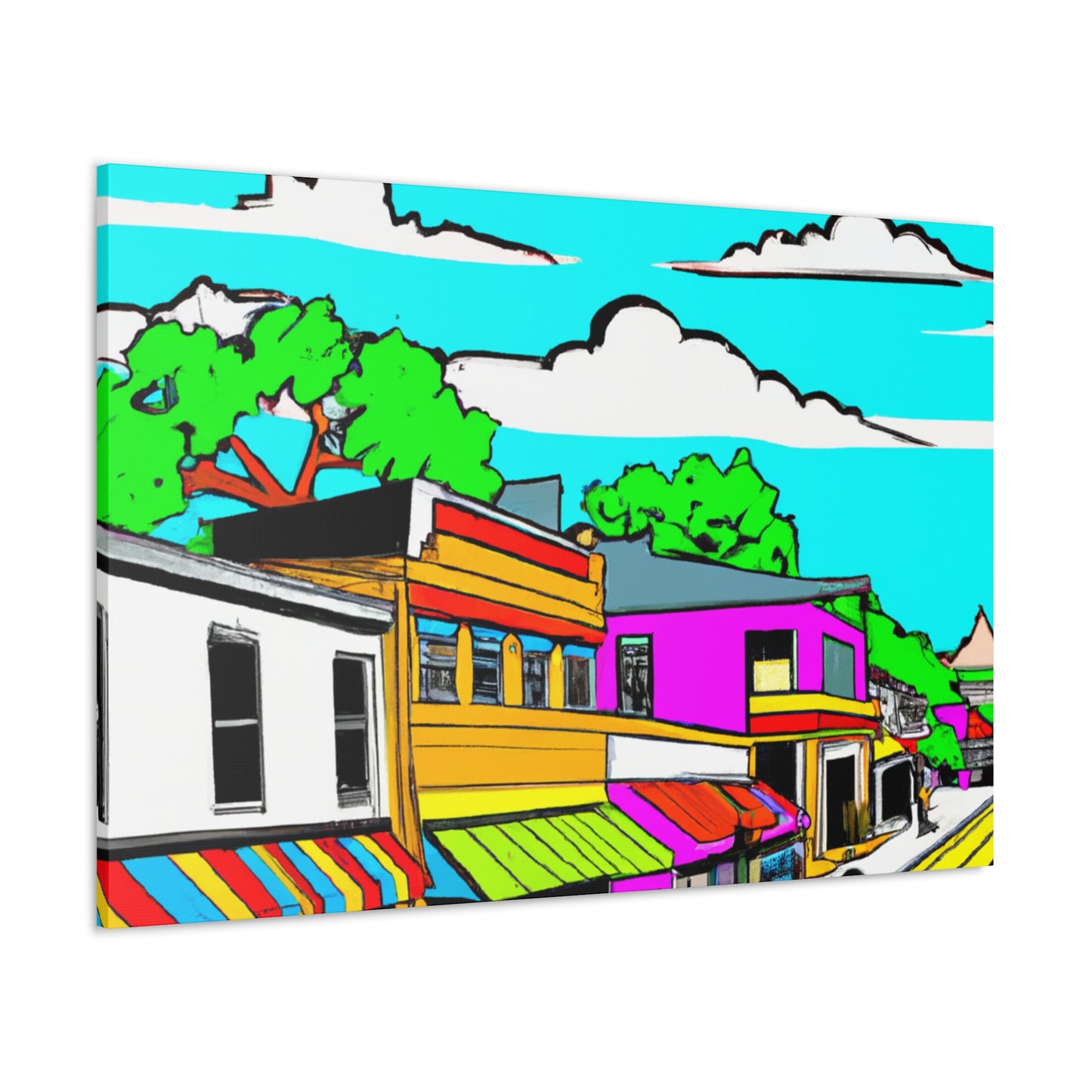 Specialville Avenue - Architectural Canvas Pop Art