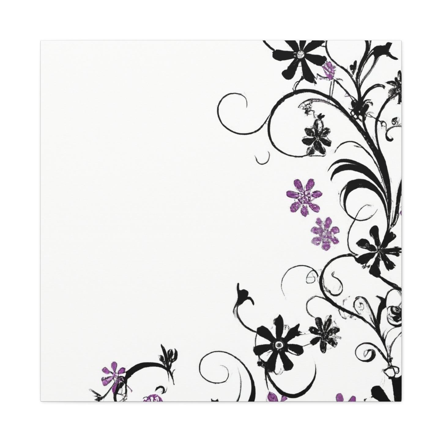 Petunia Patch - Floral - Canvas