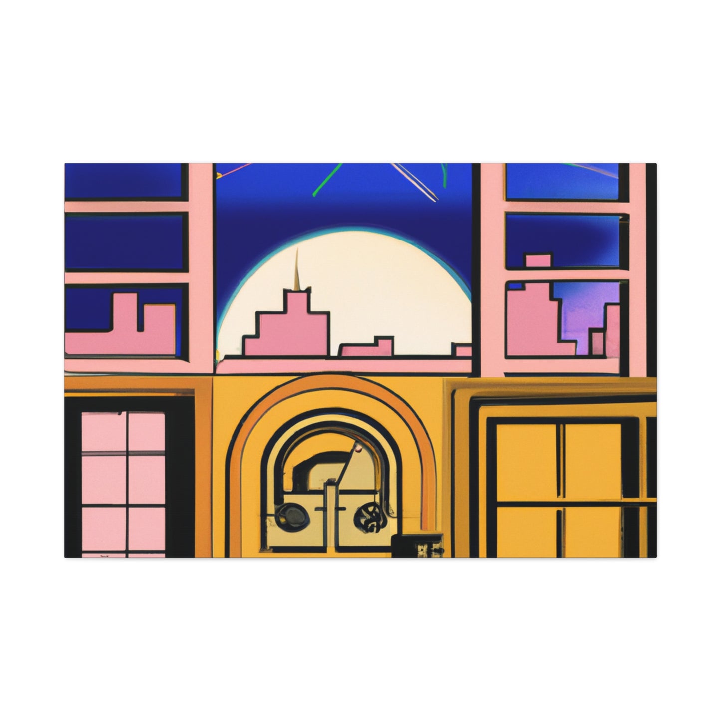 Quantum Leap - Midcentury - Canvas