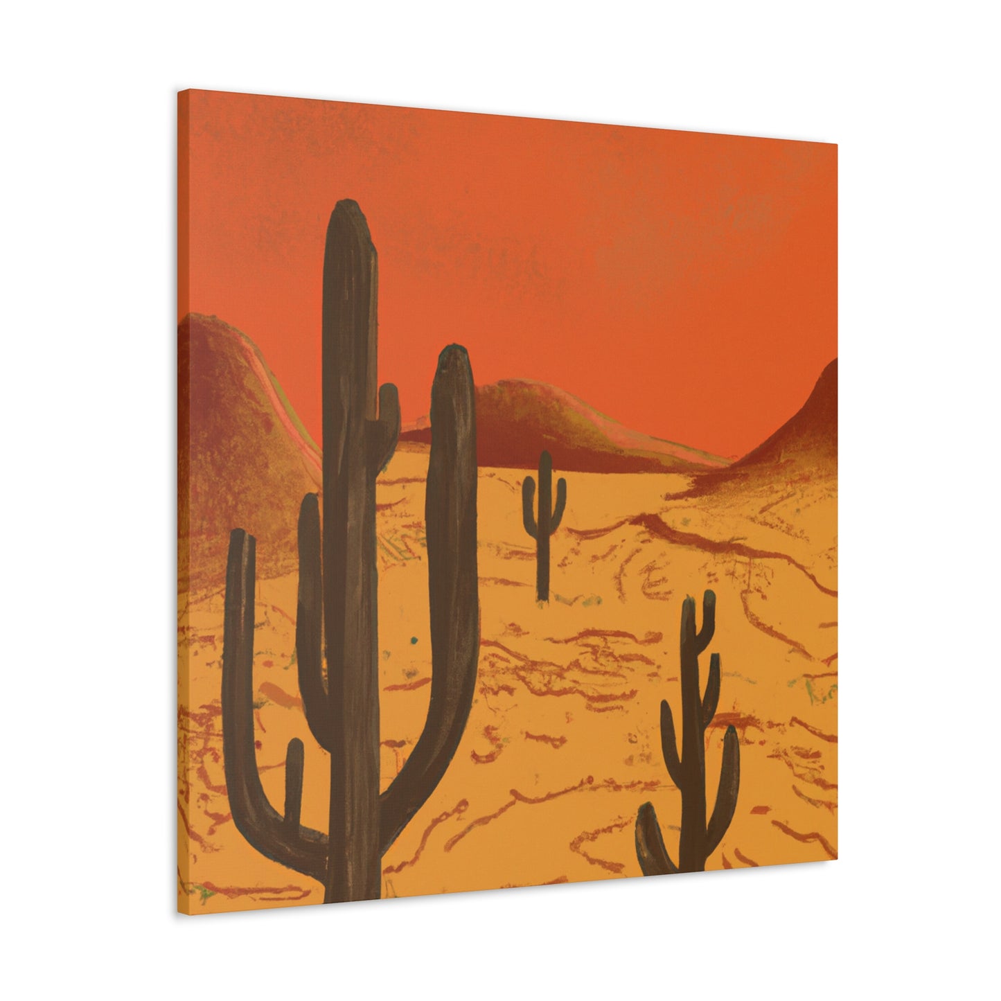 Mustique - Vintage Contemporary - Desert - Canvas