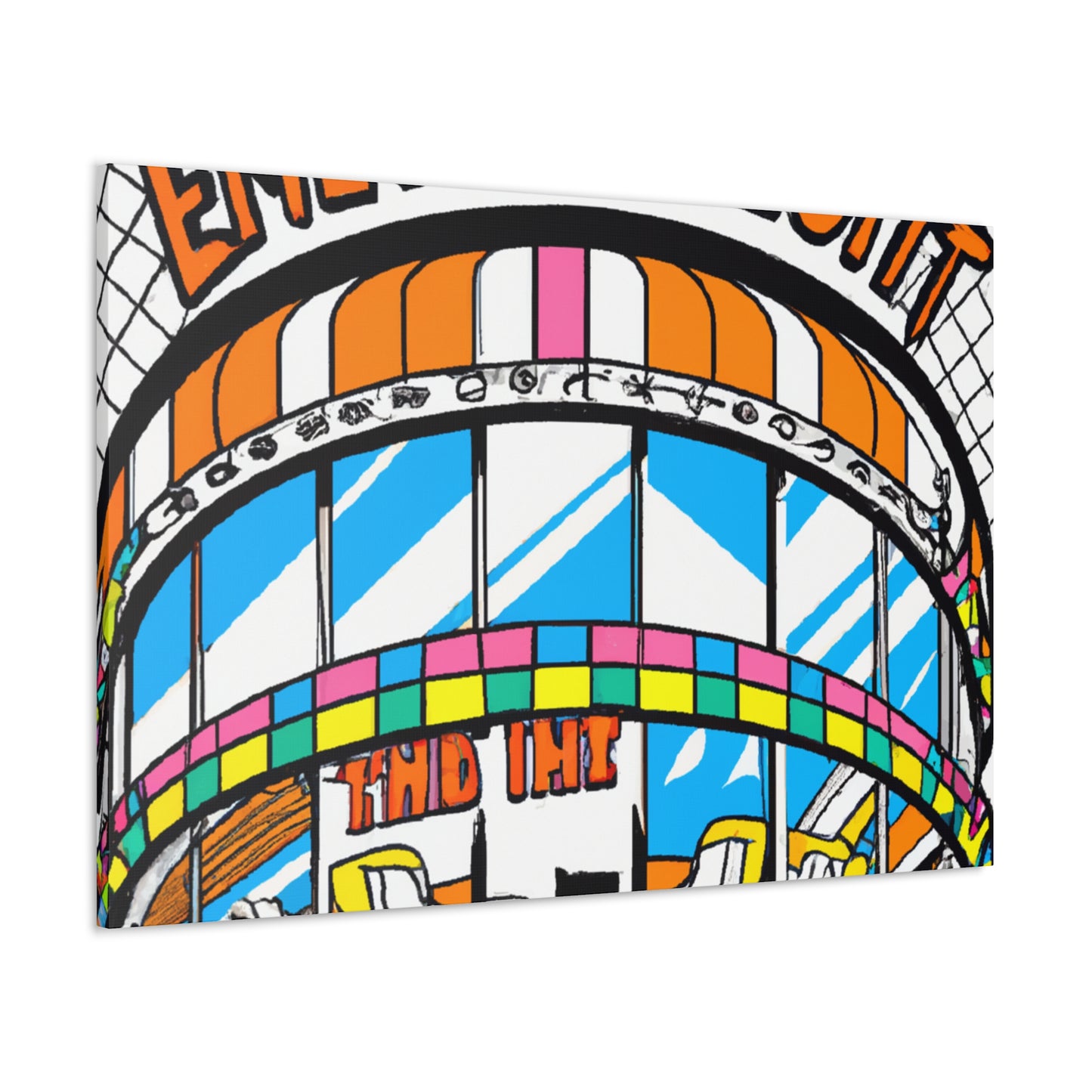 Frolic & Flourish Center - Canvas - Pop Art