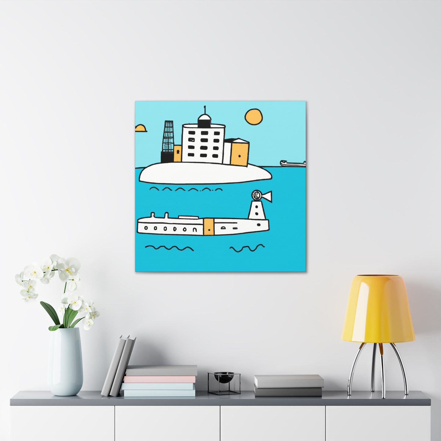 City Island - Minimalism - Canvas