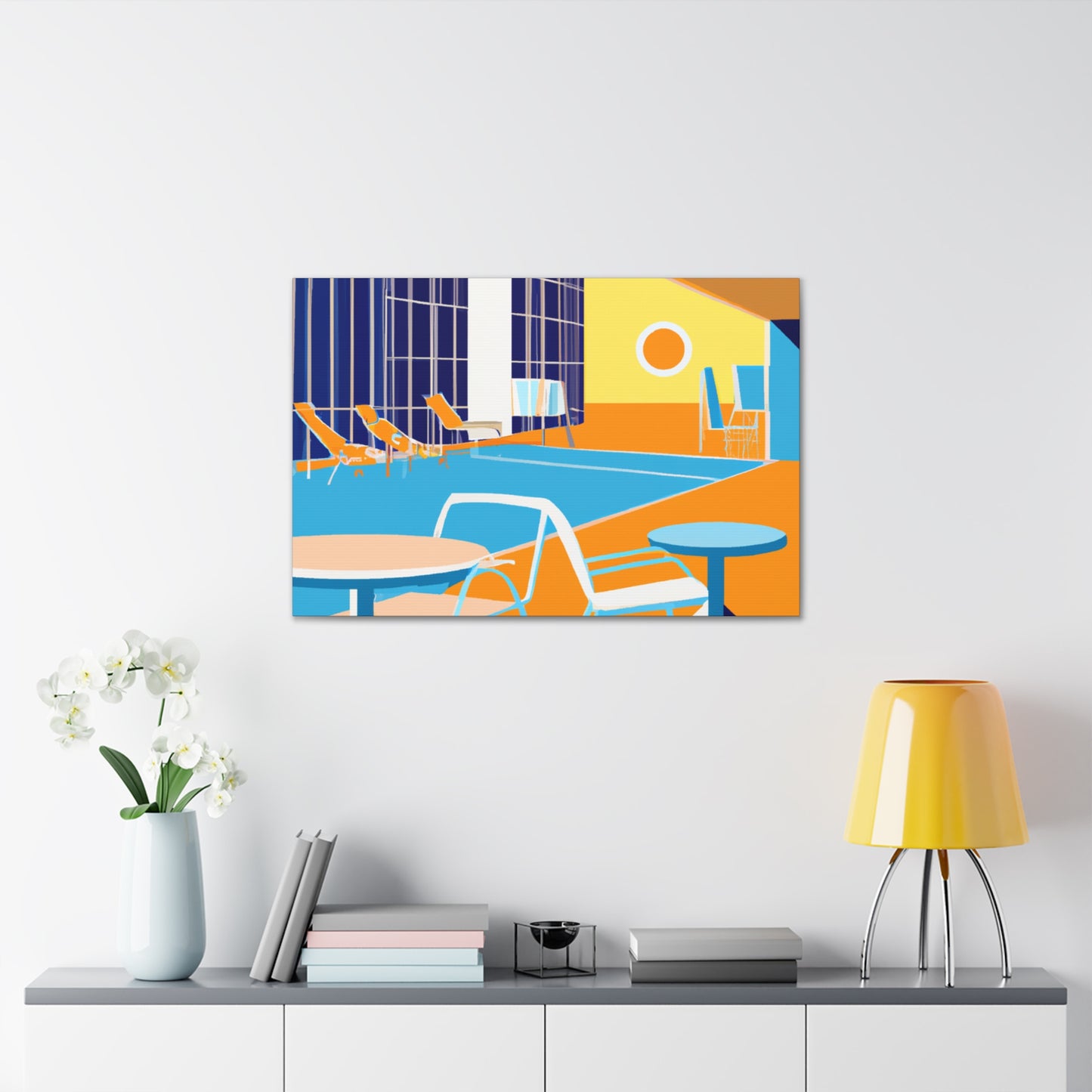 Water Wonder - Midcentury - Canvas
