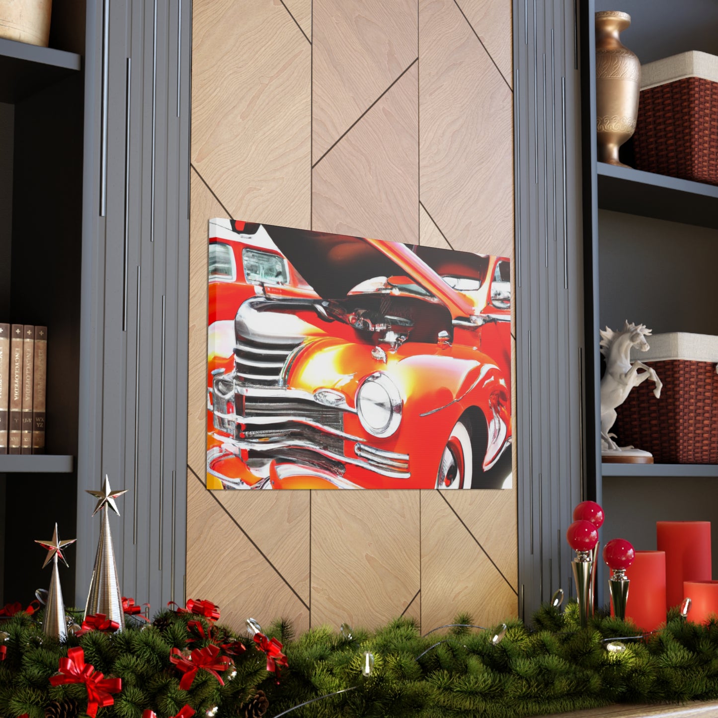 Redish Relic - Automobile Canvas