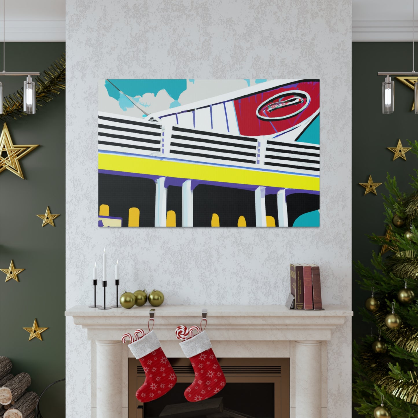 "Happy Days Diner" - Pop Art Canvas
