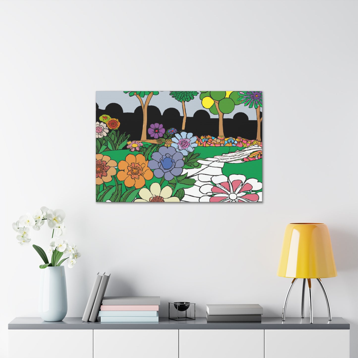 Gardenia Glade - Landscape - Canvas