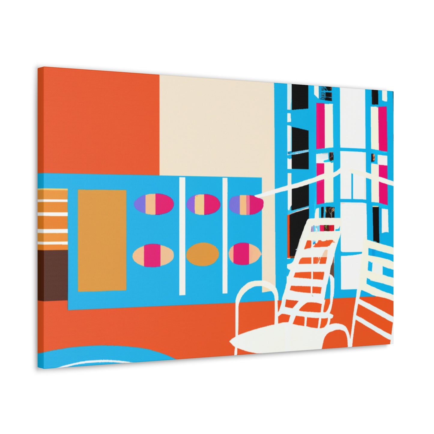 Zen Space - Midcentury - Canvas