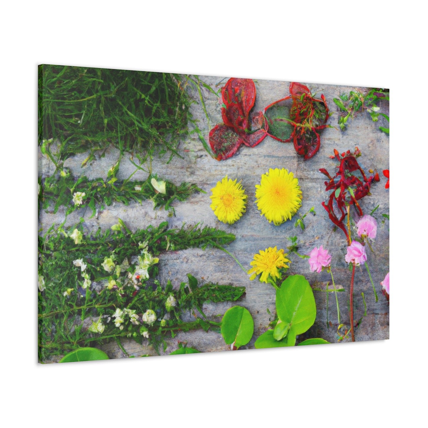 "Garden Glimmer" - Canvas - Floral