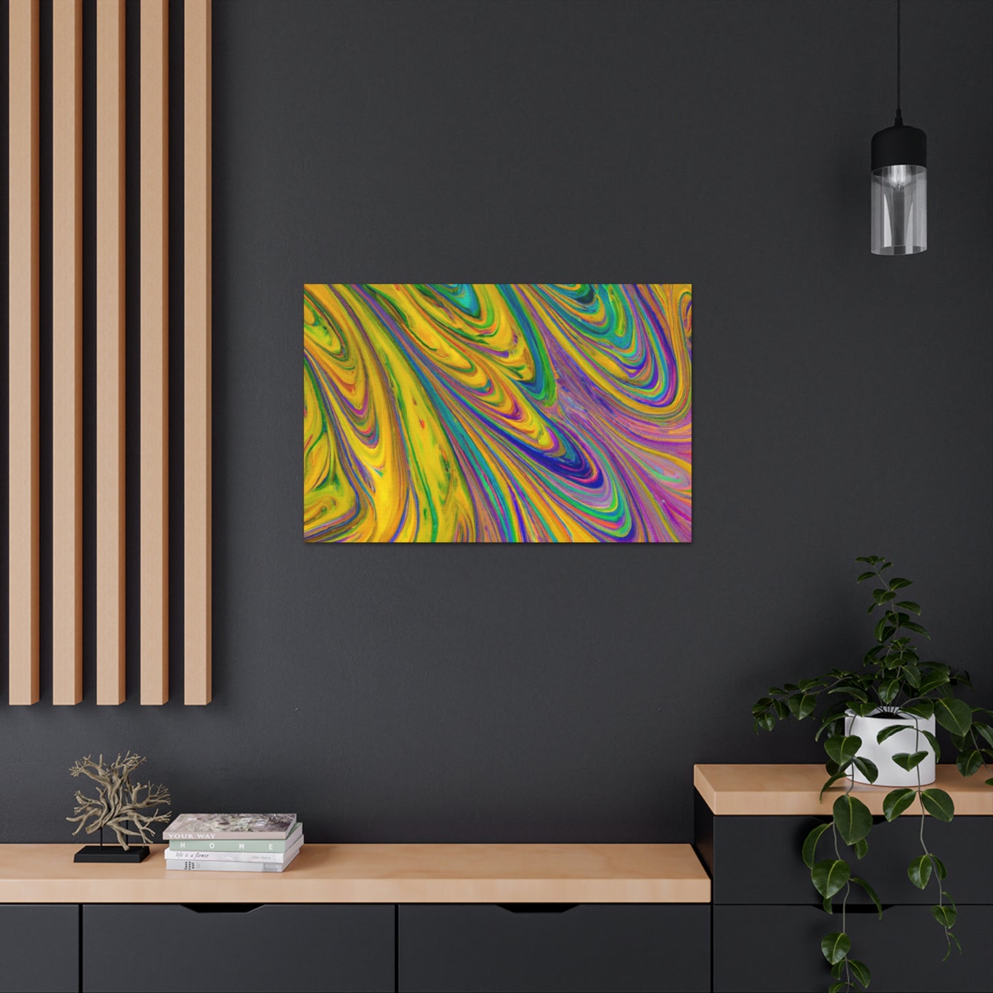Yello Rijn - Abstract Canvas