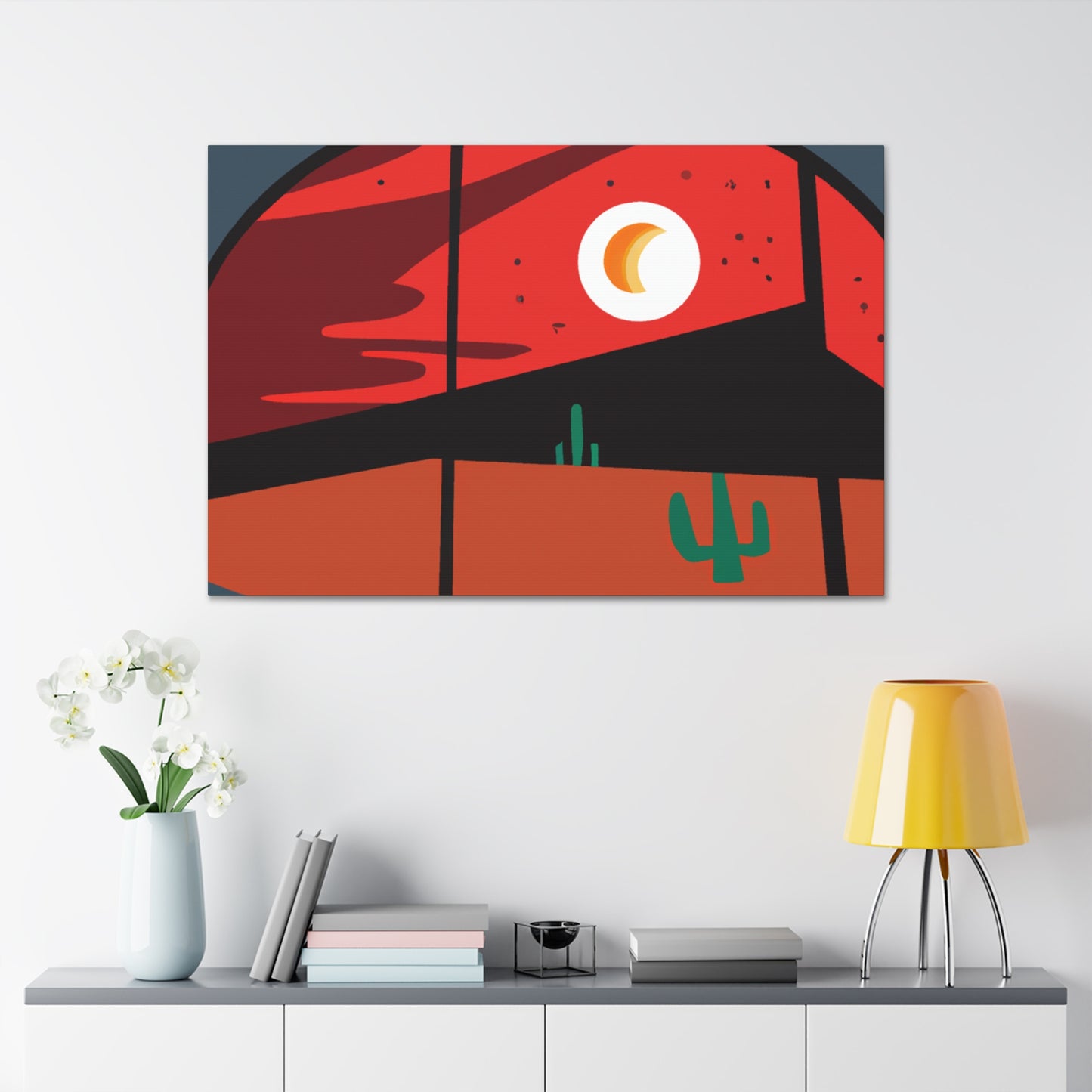 Aurora Bloom- Midcentury - Canvas