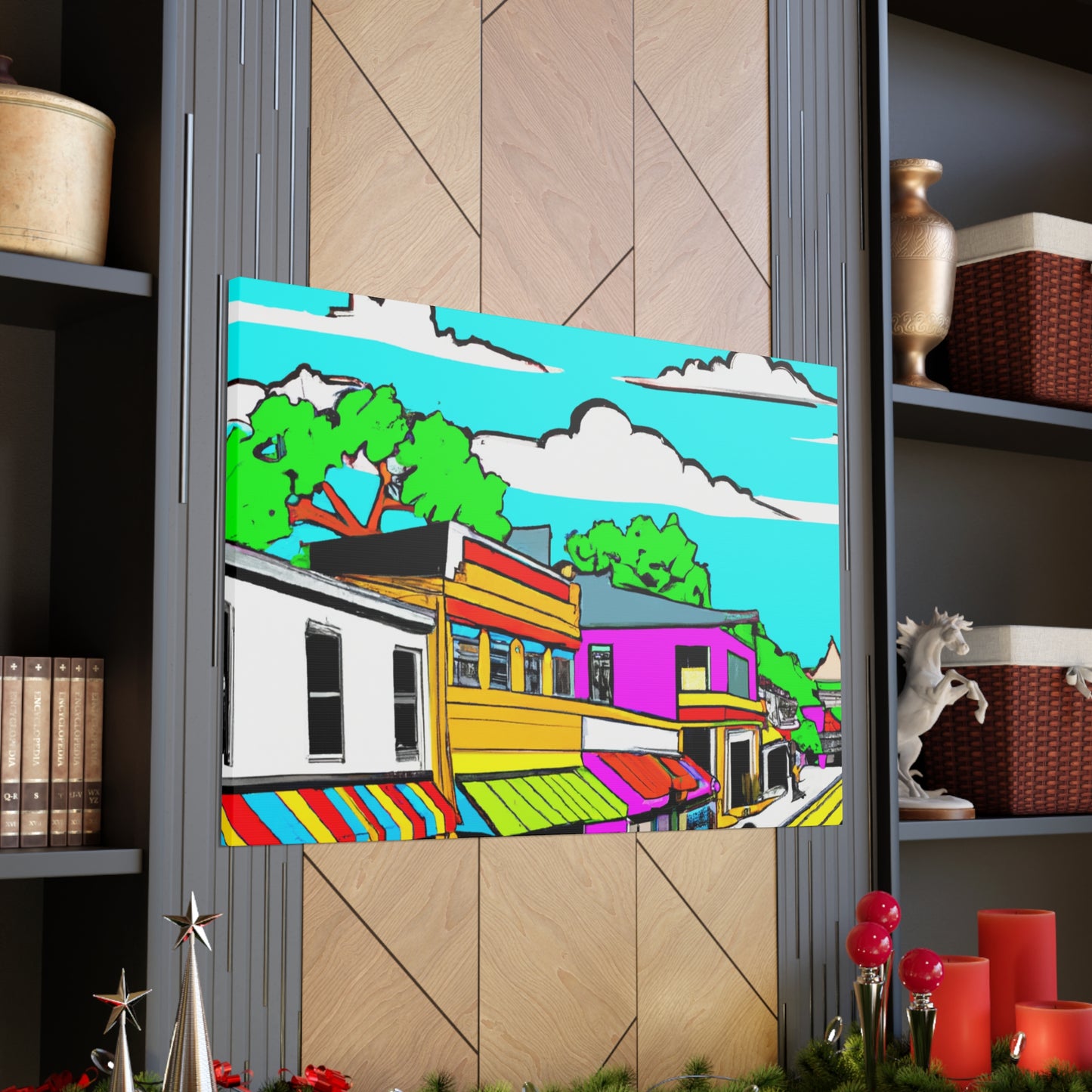 Specialville Avenue - Architectural Canvas Pop Art