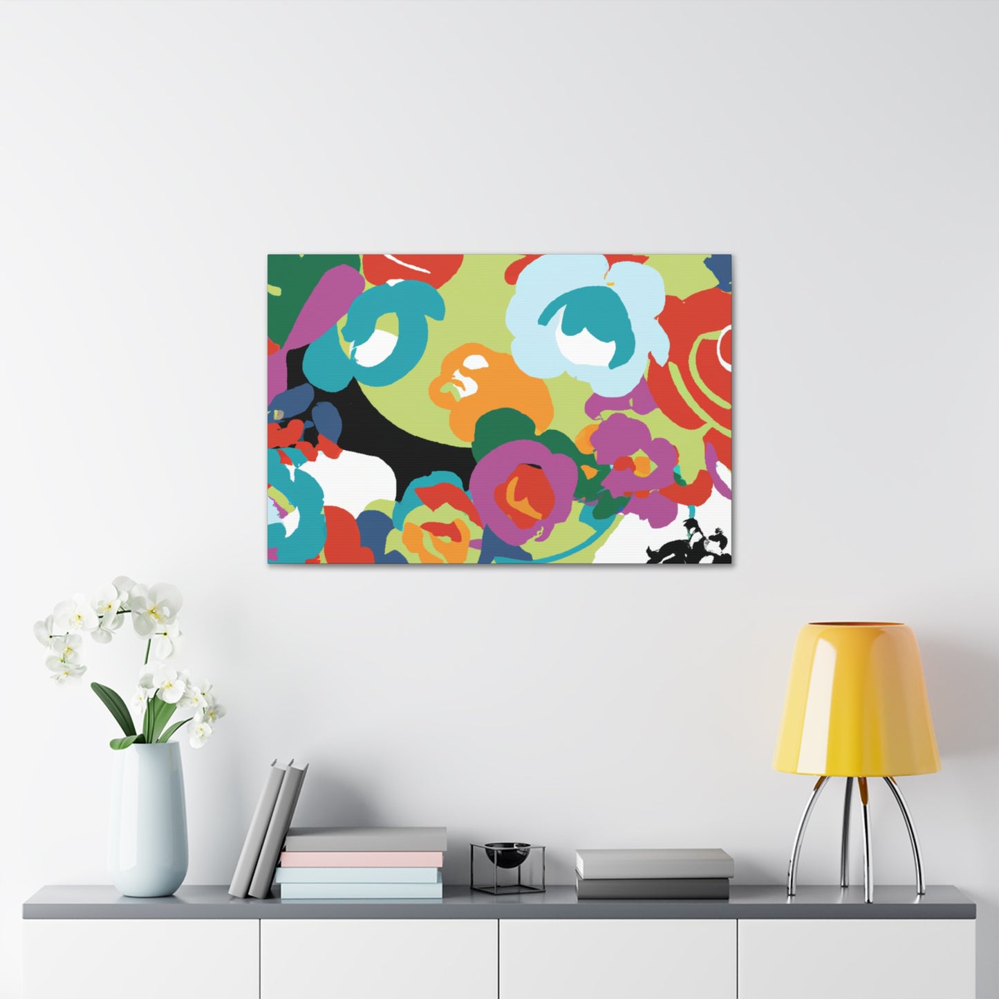 Splendidly Joyous - Floral - Canvas