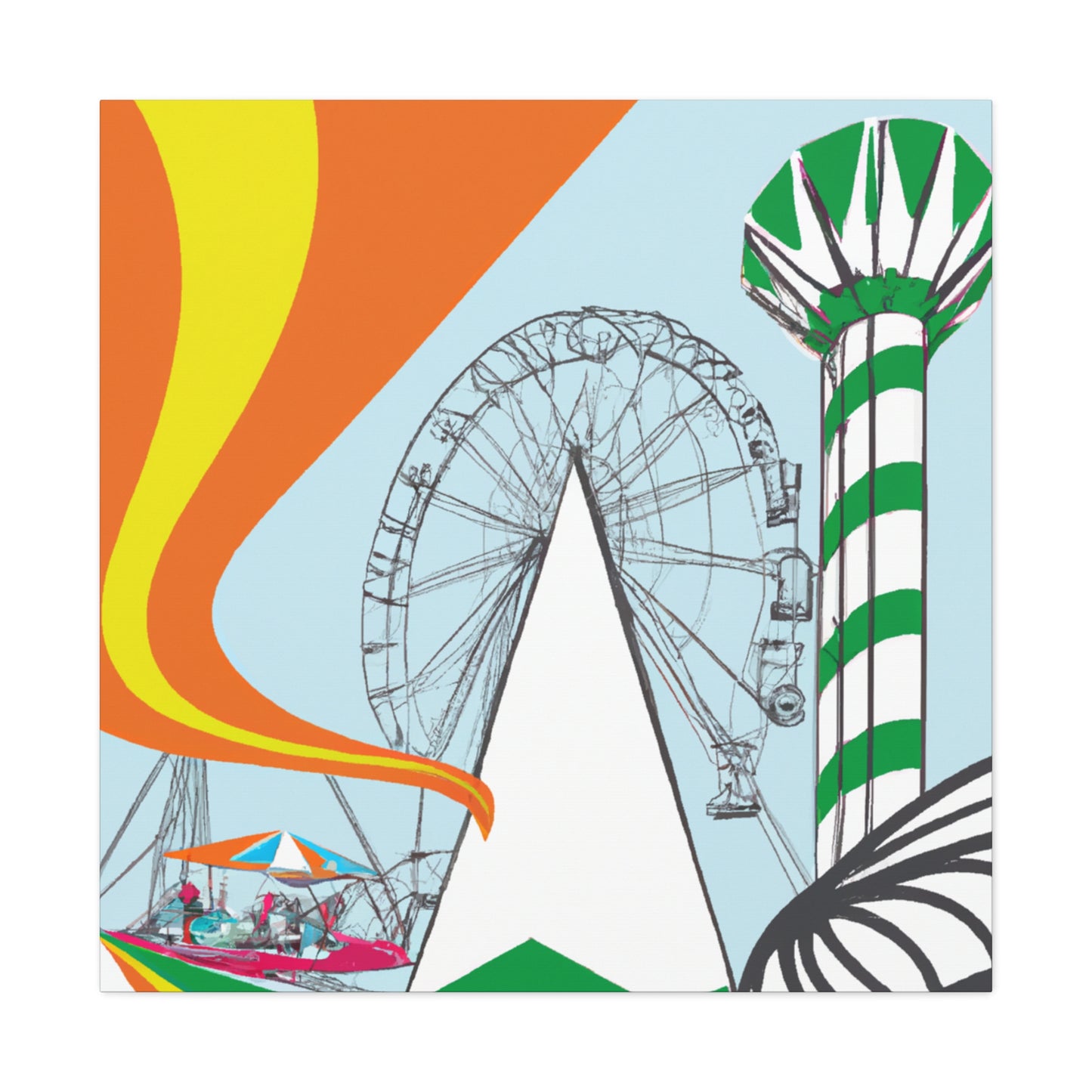 Safari Spinners - Amusement - Canvas