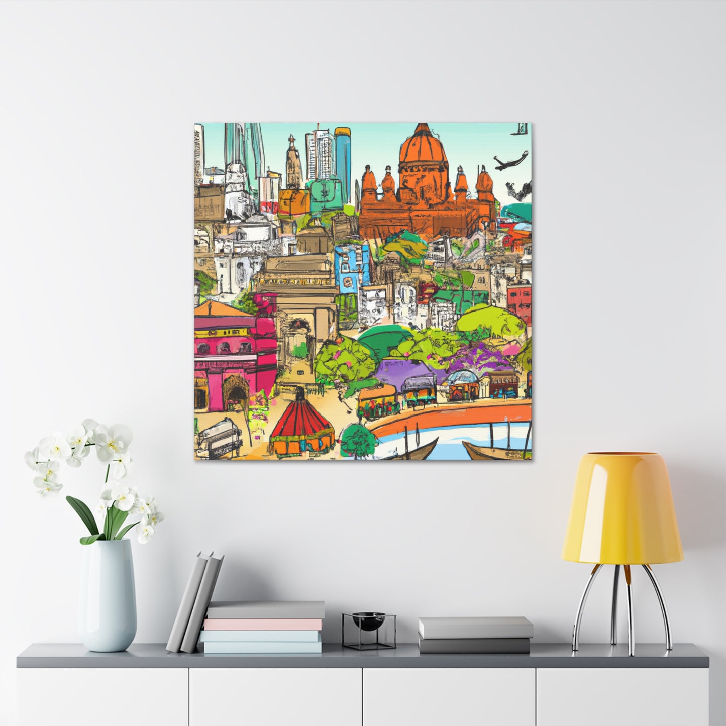 Hindustan - Destination India - Canvas