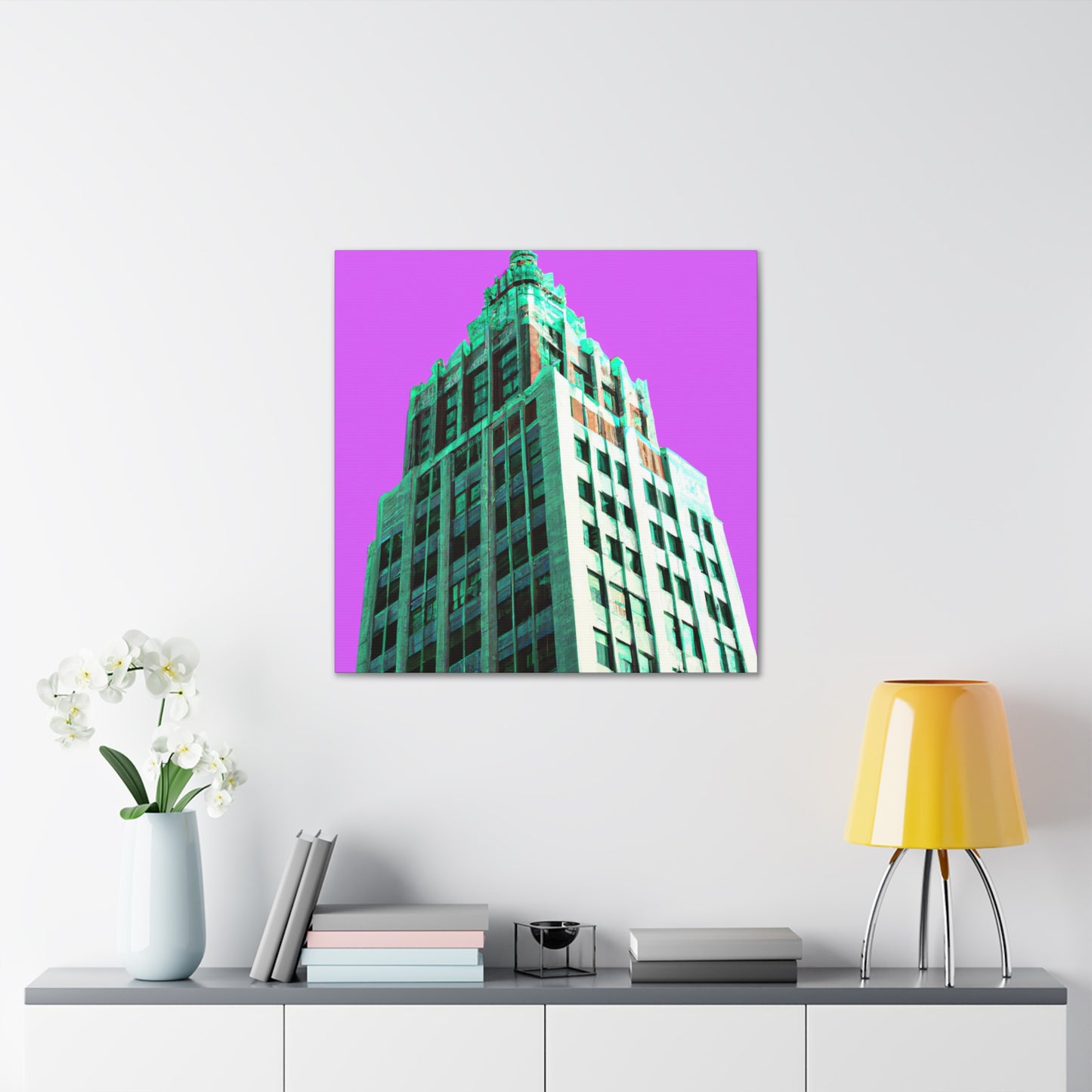The Prism Palace: A Modern Twist on Art Deco Architecture - Canvas