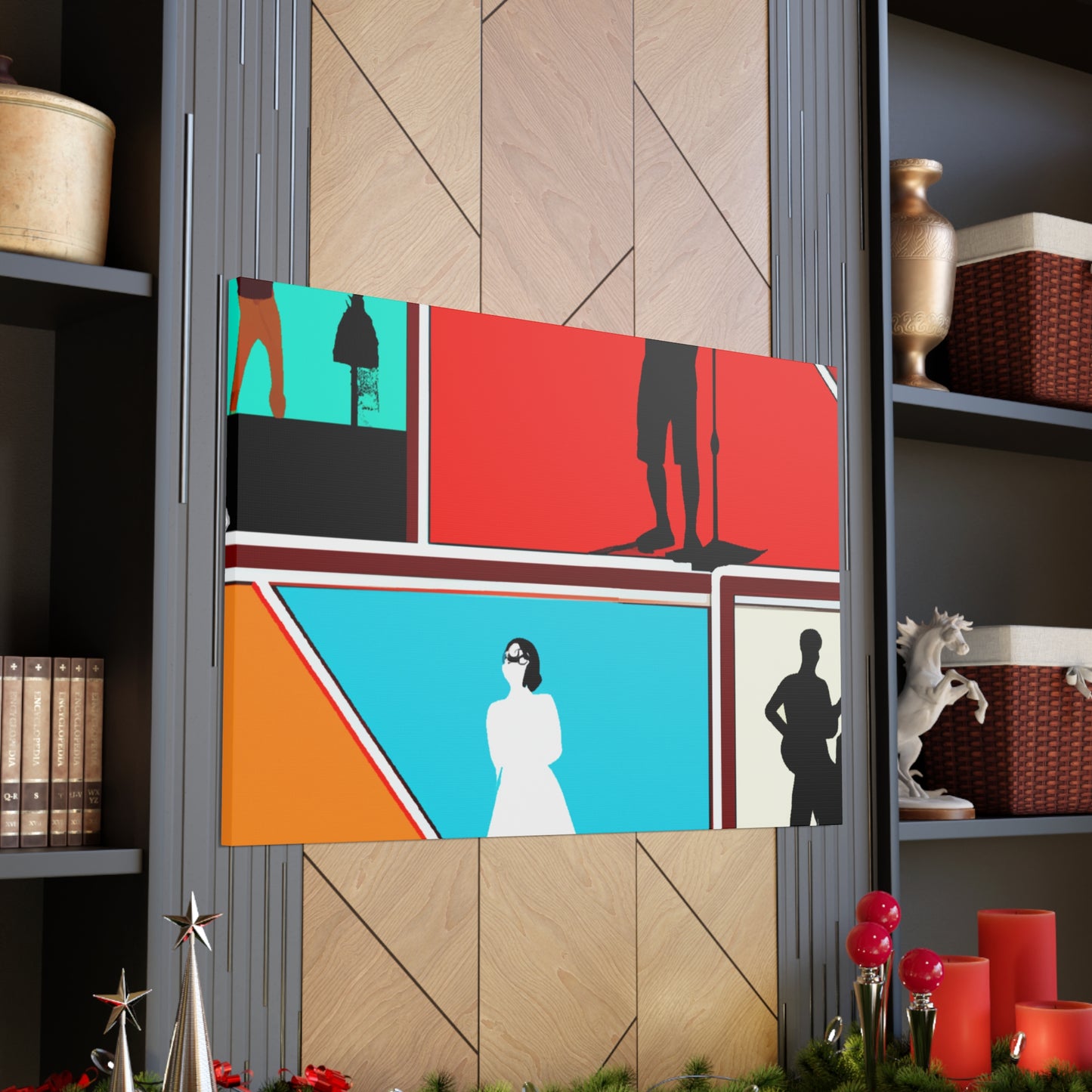 Rock-A-Console - Retro Music and Film Canvas