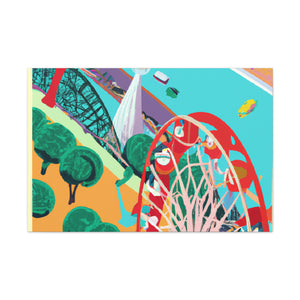 Loopy Lagoon - Amusement - Canvas