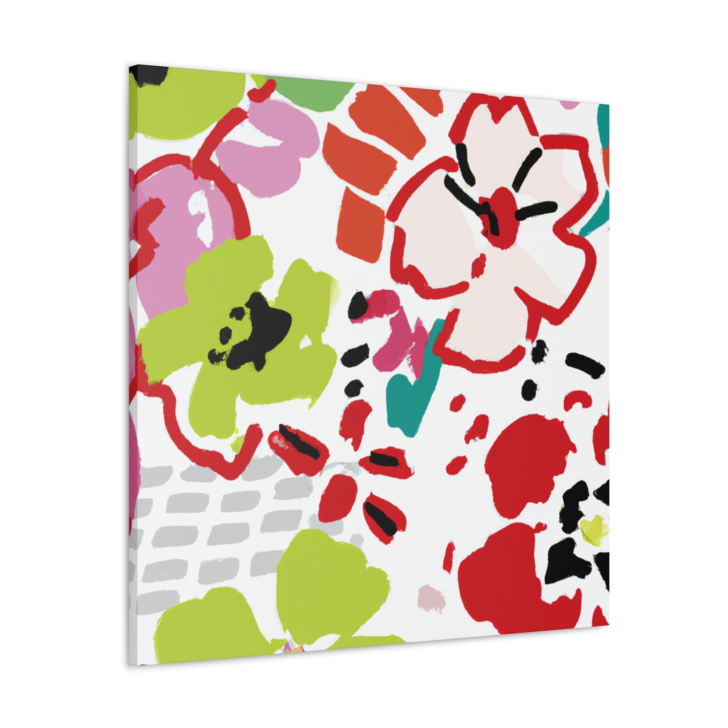 Blossomy - Floral - Canvas