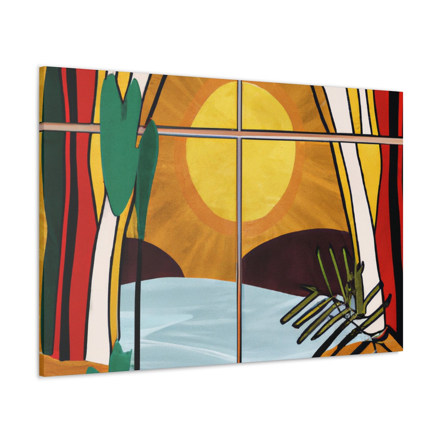 Radiant Reverie - Midcentury - Canvas