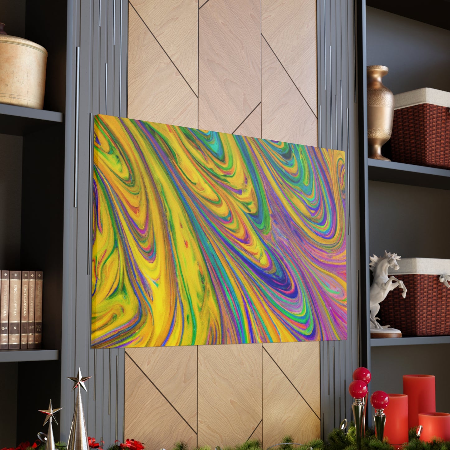 Yello Rijn - Abstract Canvas