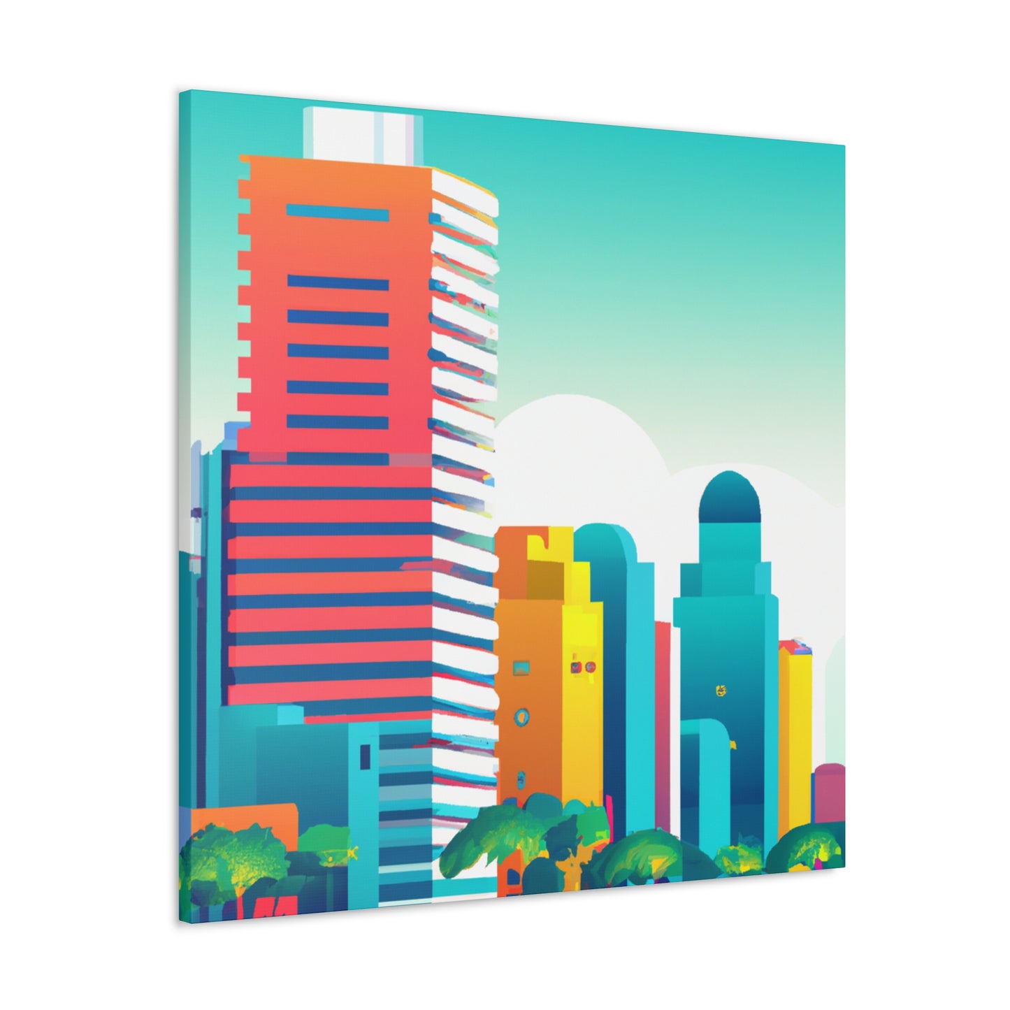 Rainbow Jungle - South America - Canvas