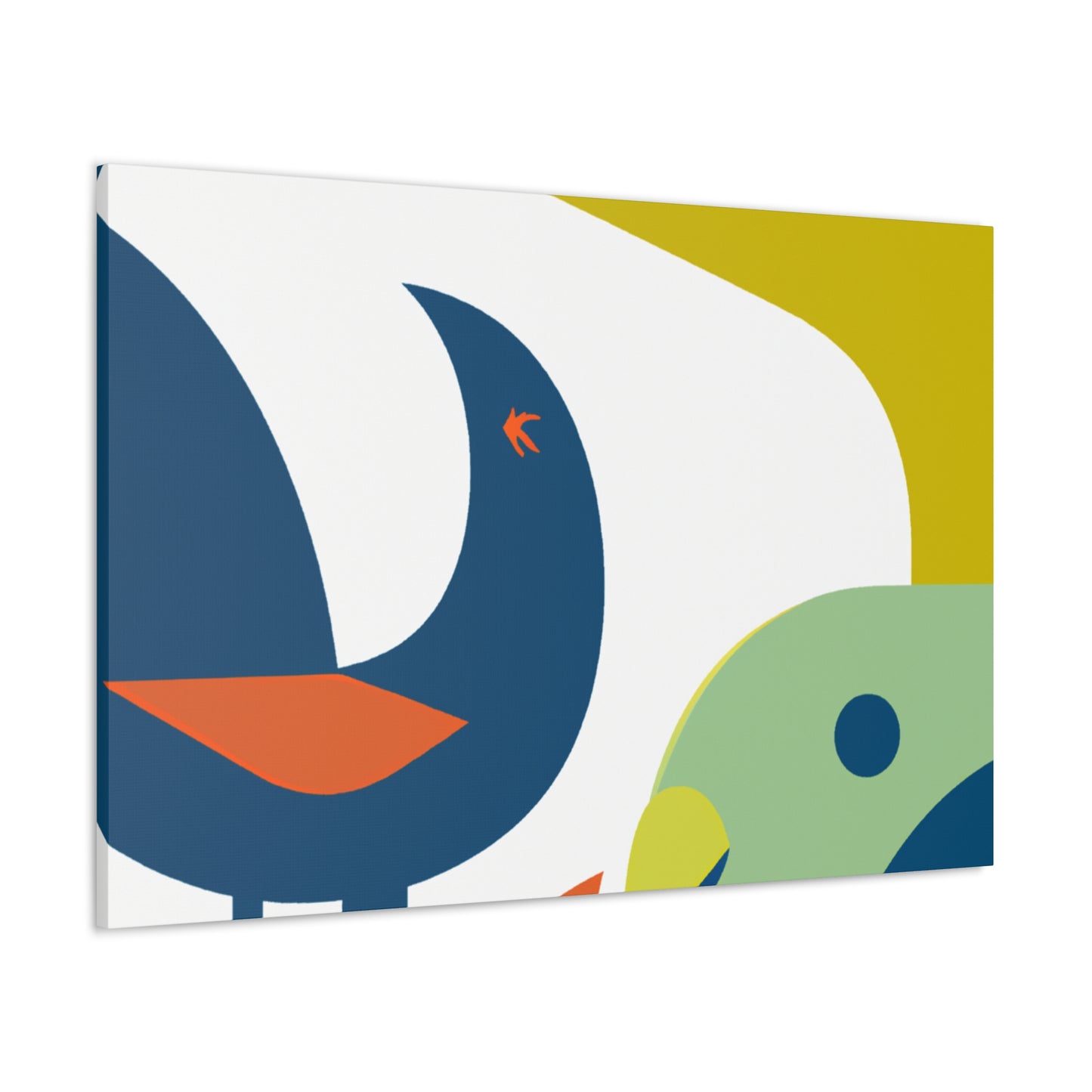"Chaotic Harmony - Midcentury" - Canvas