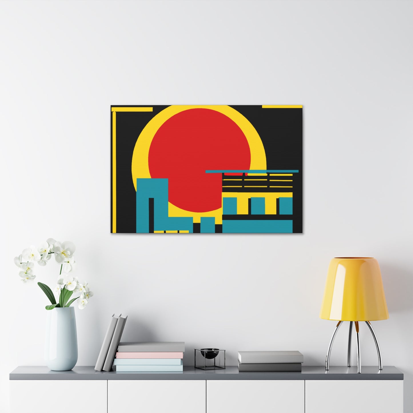 Fireywaddle. - Midcentury Canvas