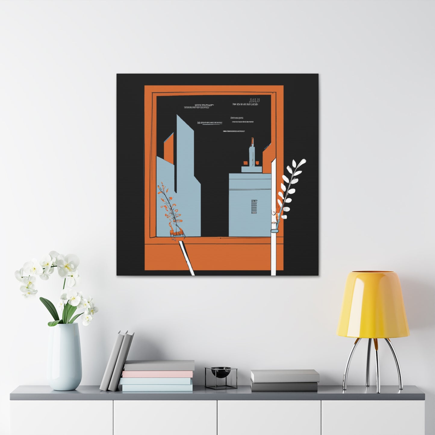 Swingin' Curves - Midcentury - Canvas