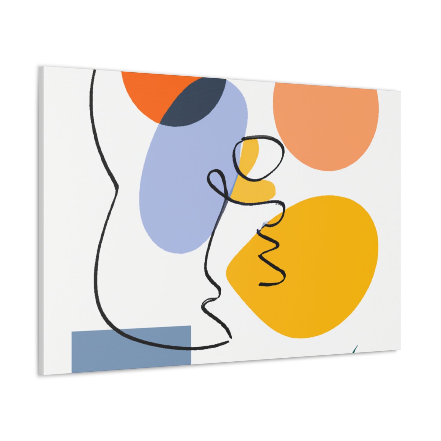 Monochrome Splashes - Minimalism - Canvas
