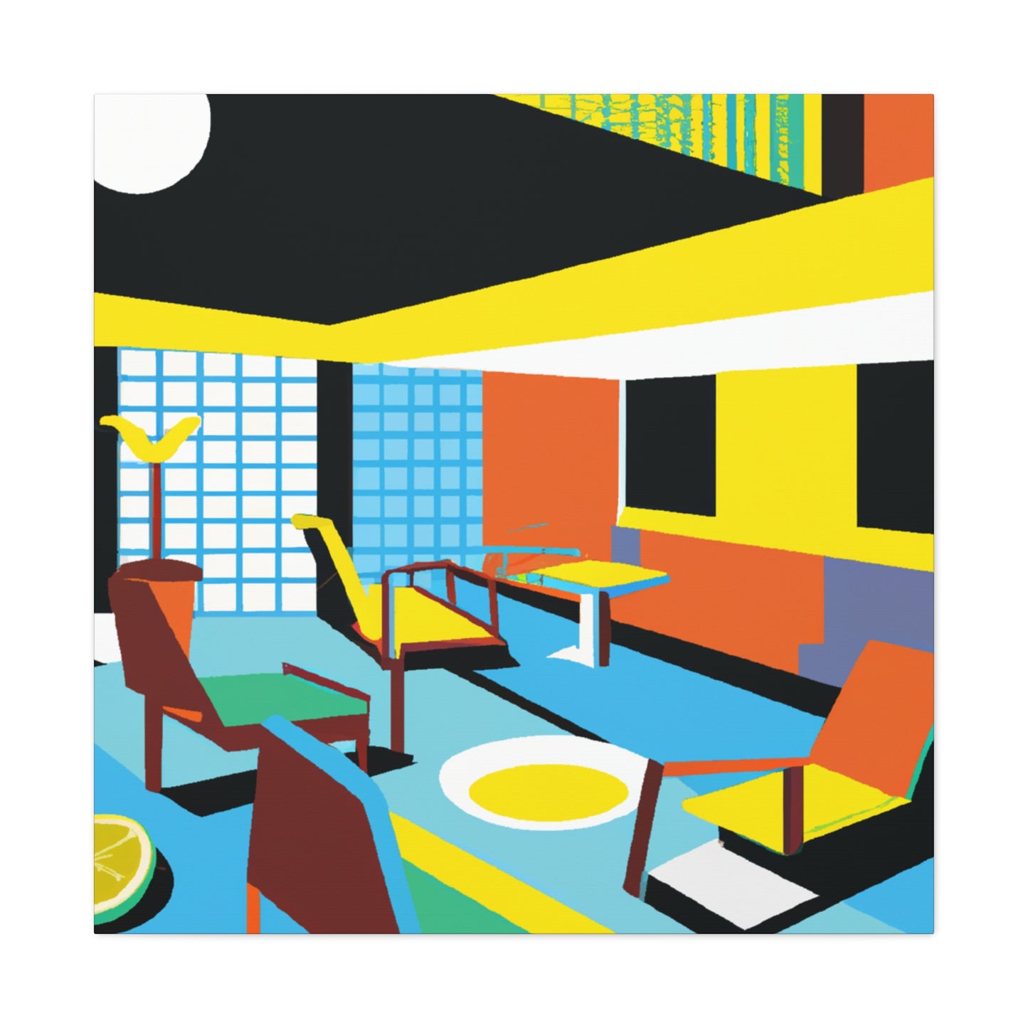 Zen Journey - Midcentury - Canvas