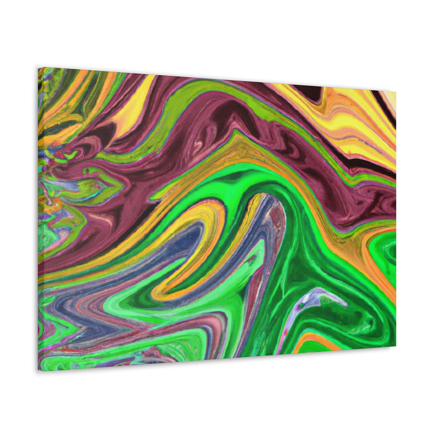 Aqua Lustre - Abstract - Canvas