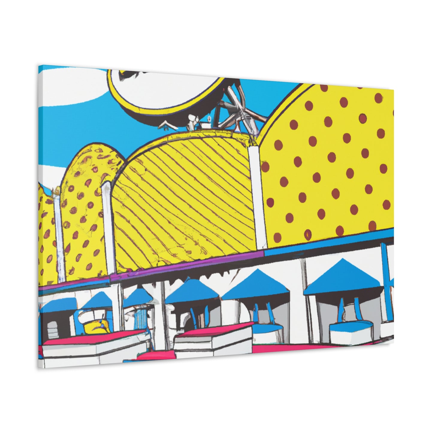 Boardwalk Pinball Palace - Canvas Pop Art