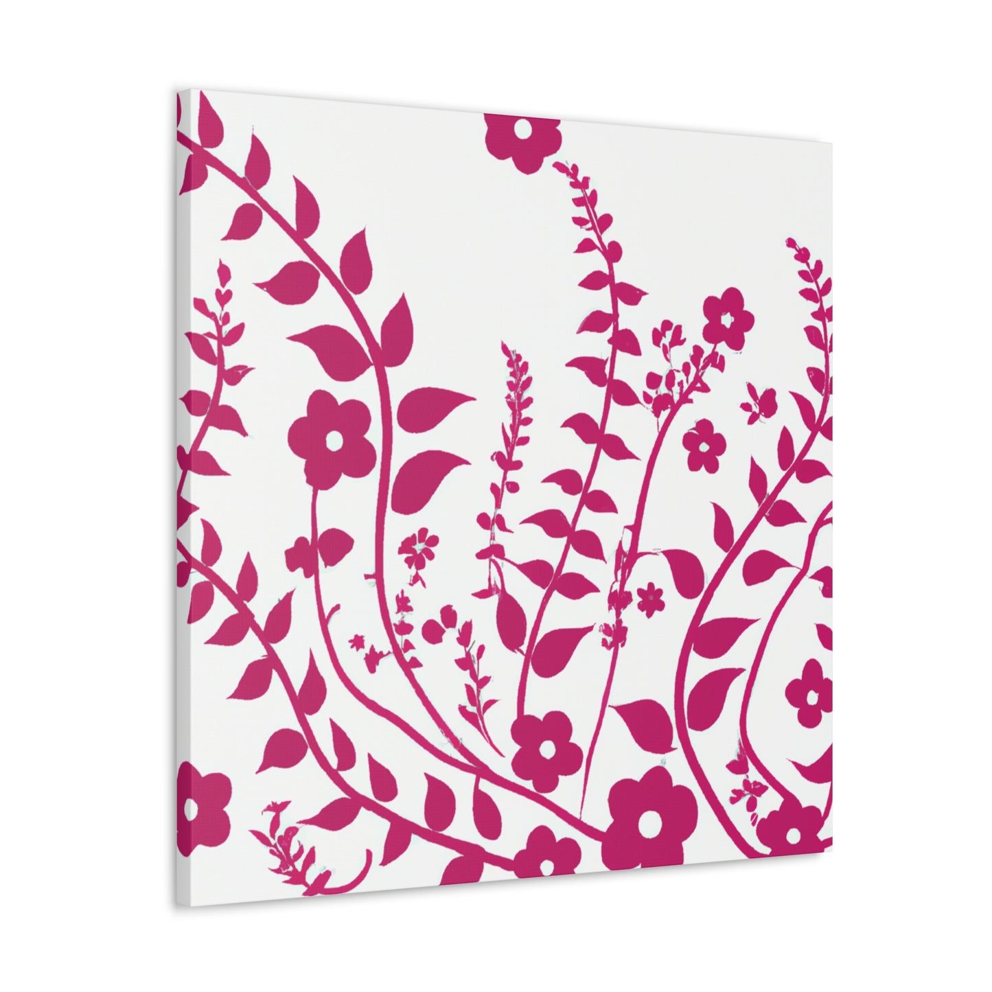 Carmine - Floral - Canvas