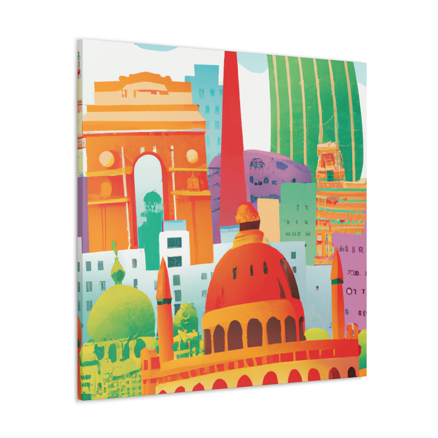 Taj Mahal - Destination India - Canvas