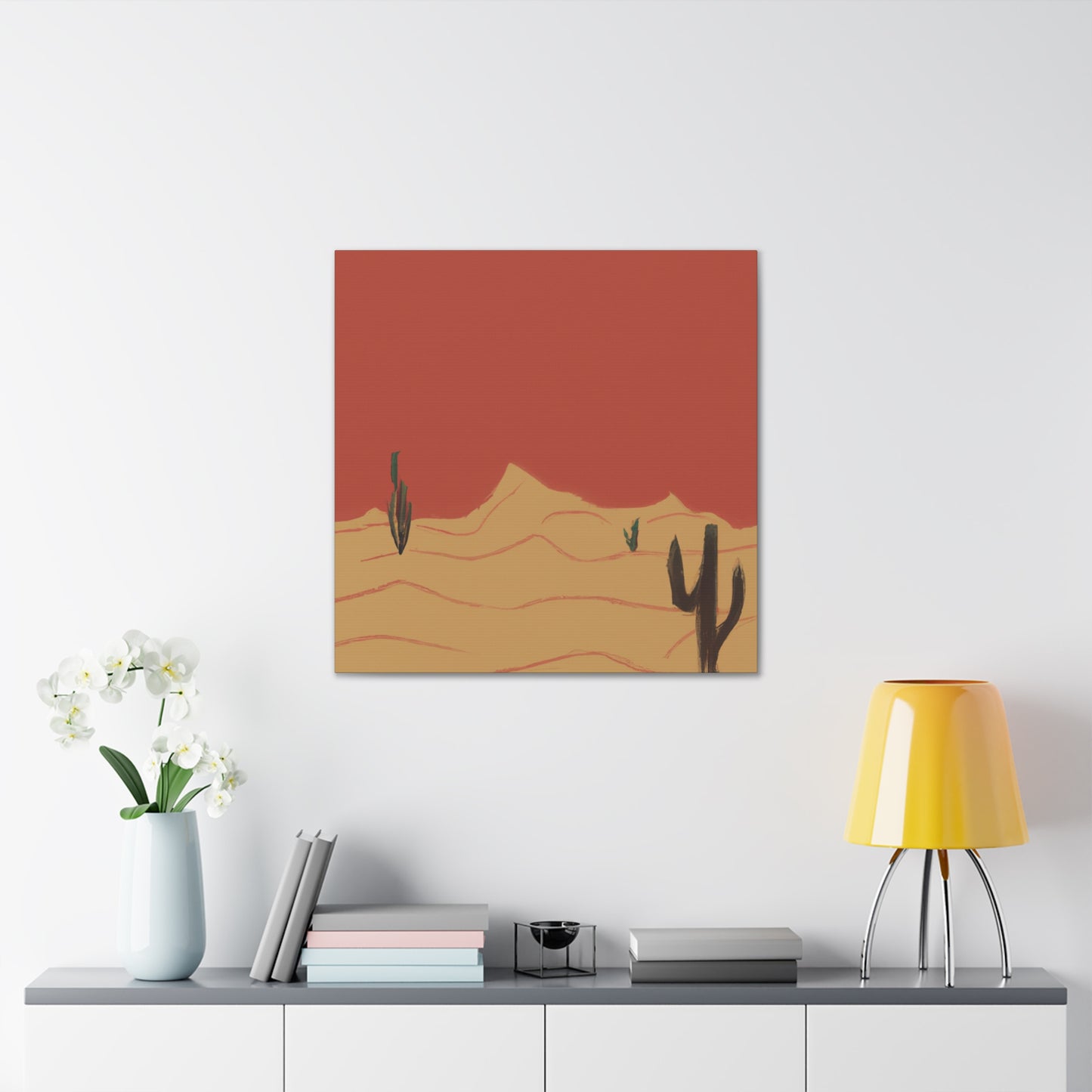 Desert Stage - Vintage Contemporary - Desert - Canvas
