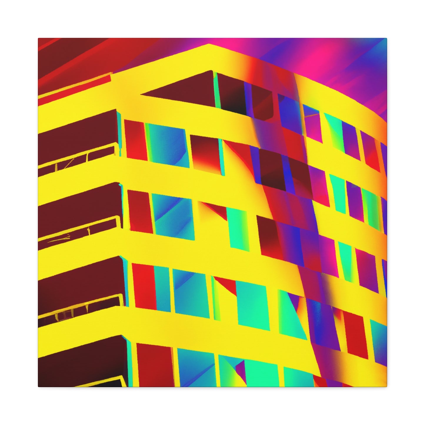 Majestic - Architectural Canvas Pop Art