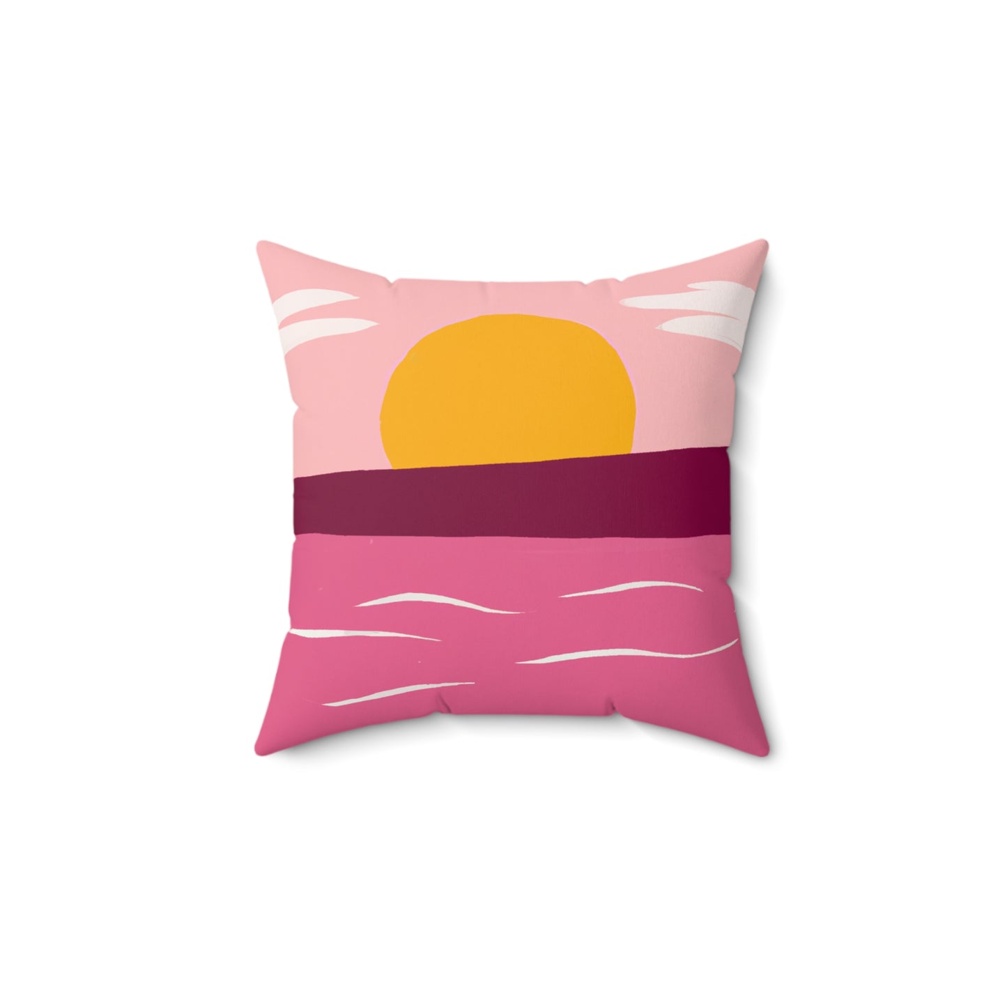 Spun Polyester Square Pillow