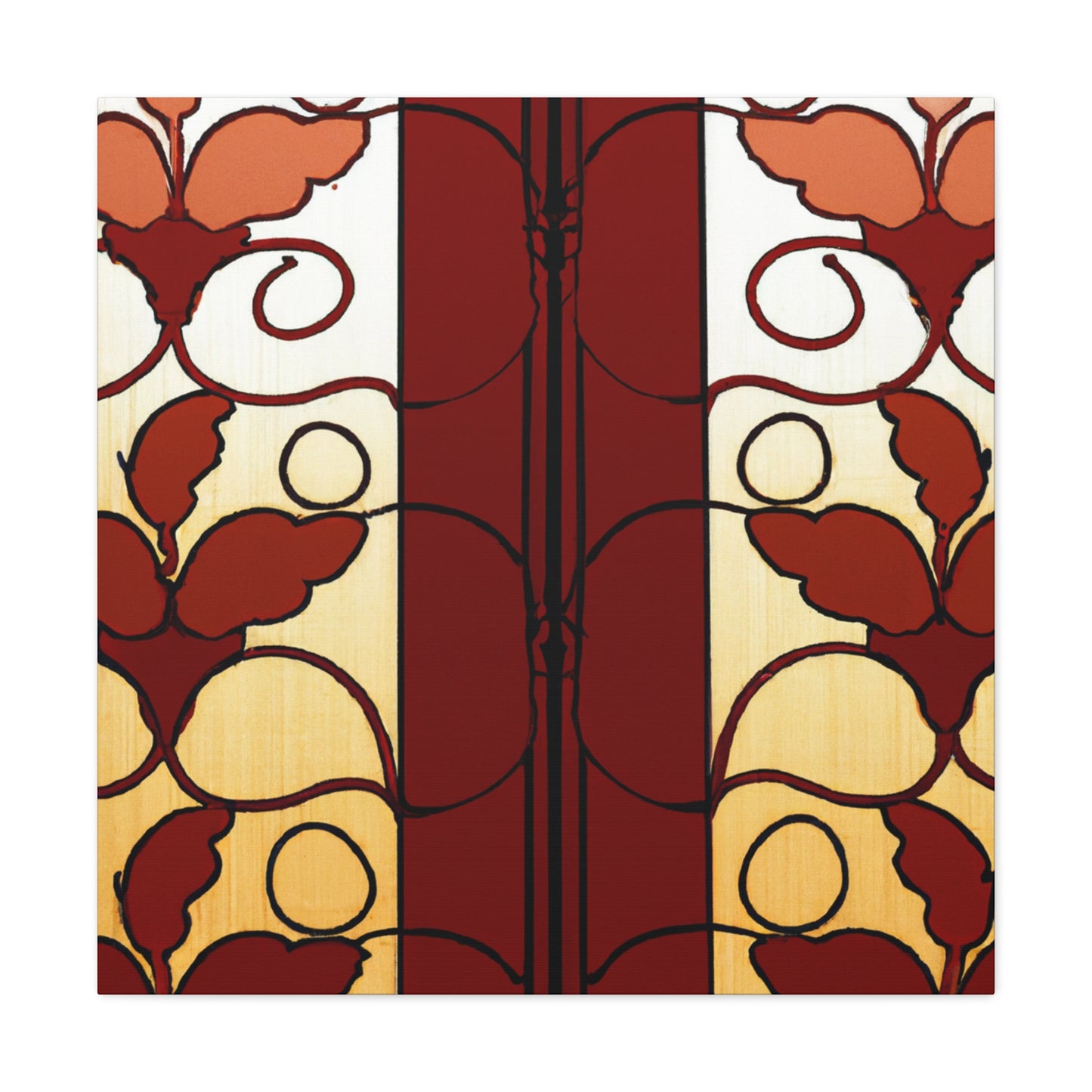 Fall Leaf - Glass Canvas