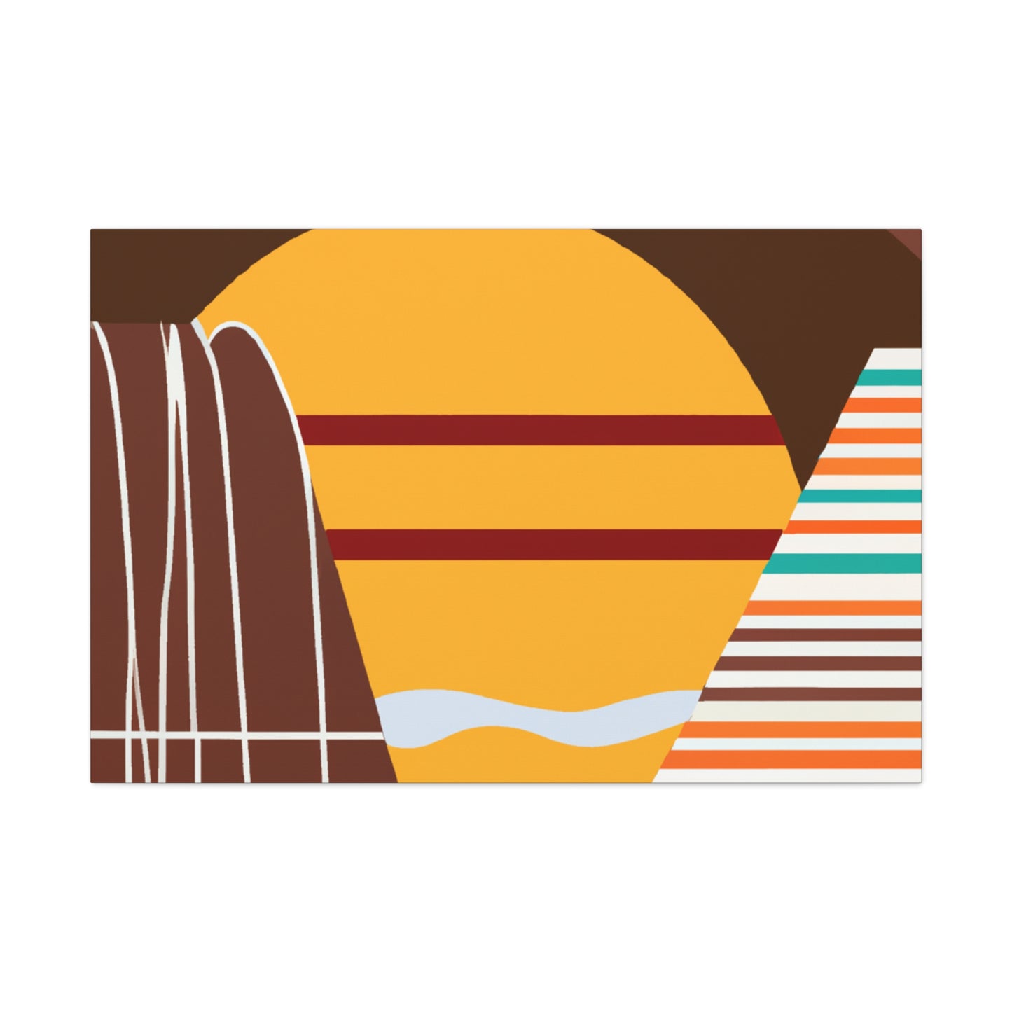 Peru- Midcentury Canvas
