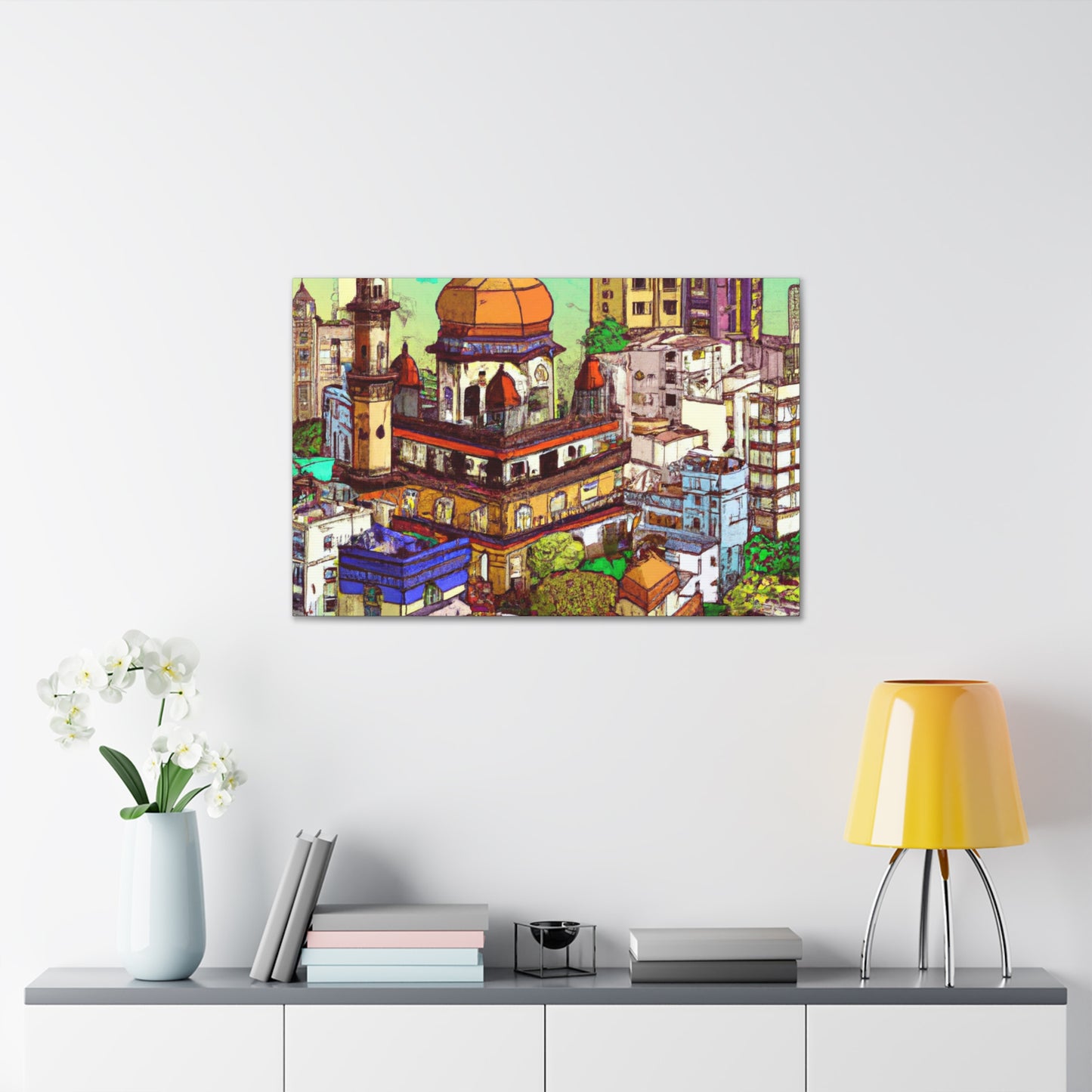 Lotus Land - Destination India - Canvas