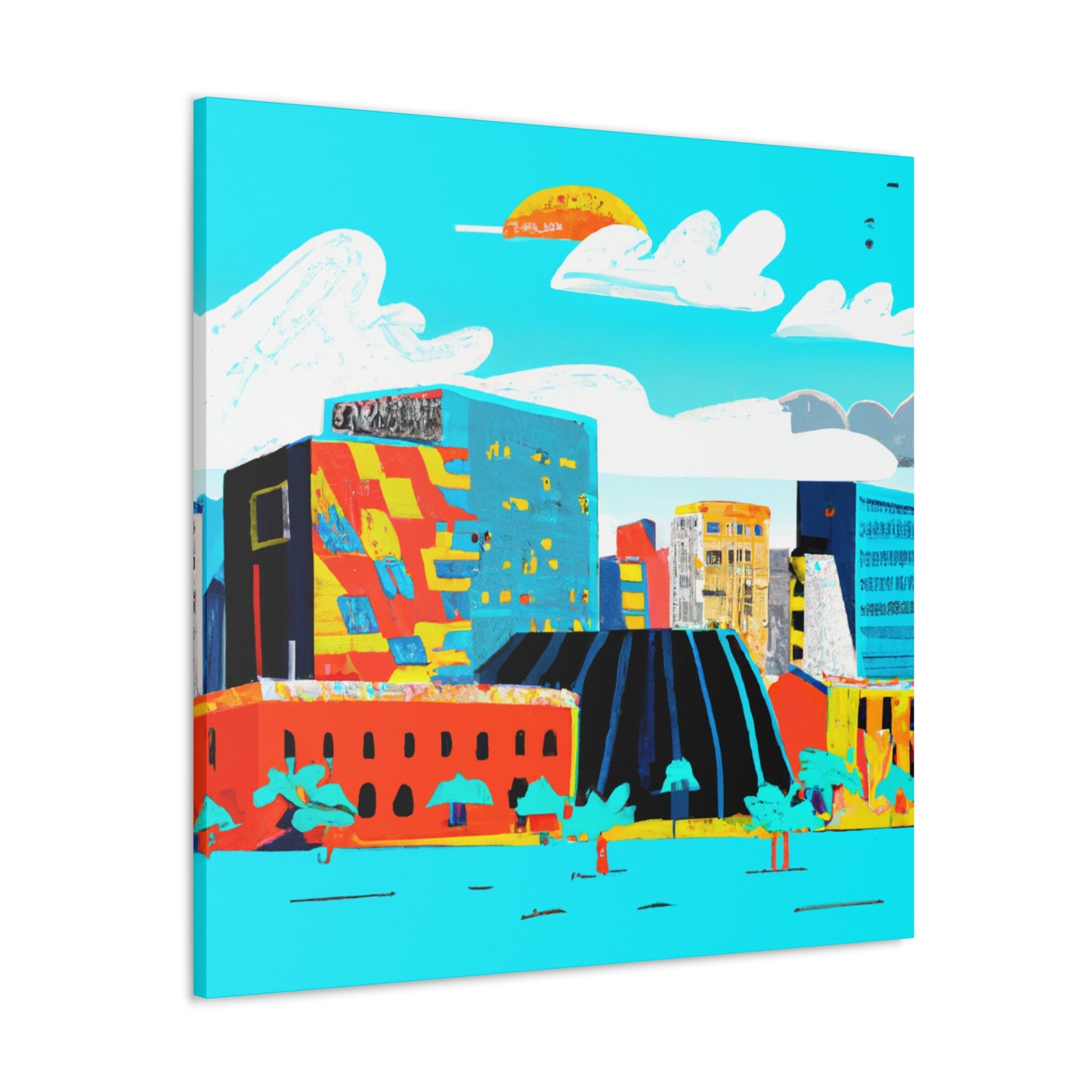 Piranha Rapids - South America - Canvas