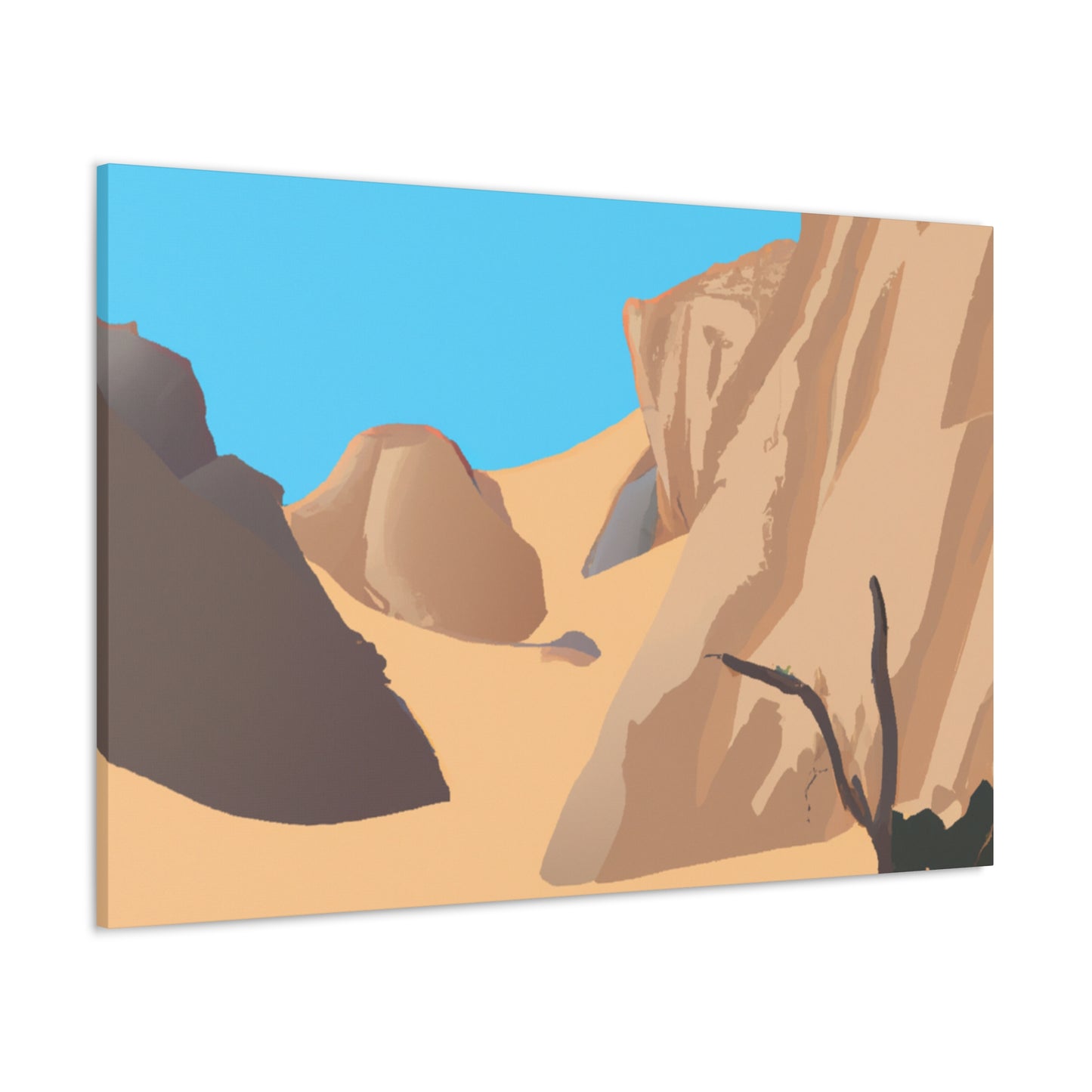 Sandy Oasis - Landscape - Canvas
