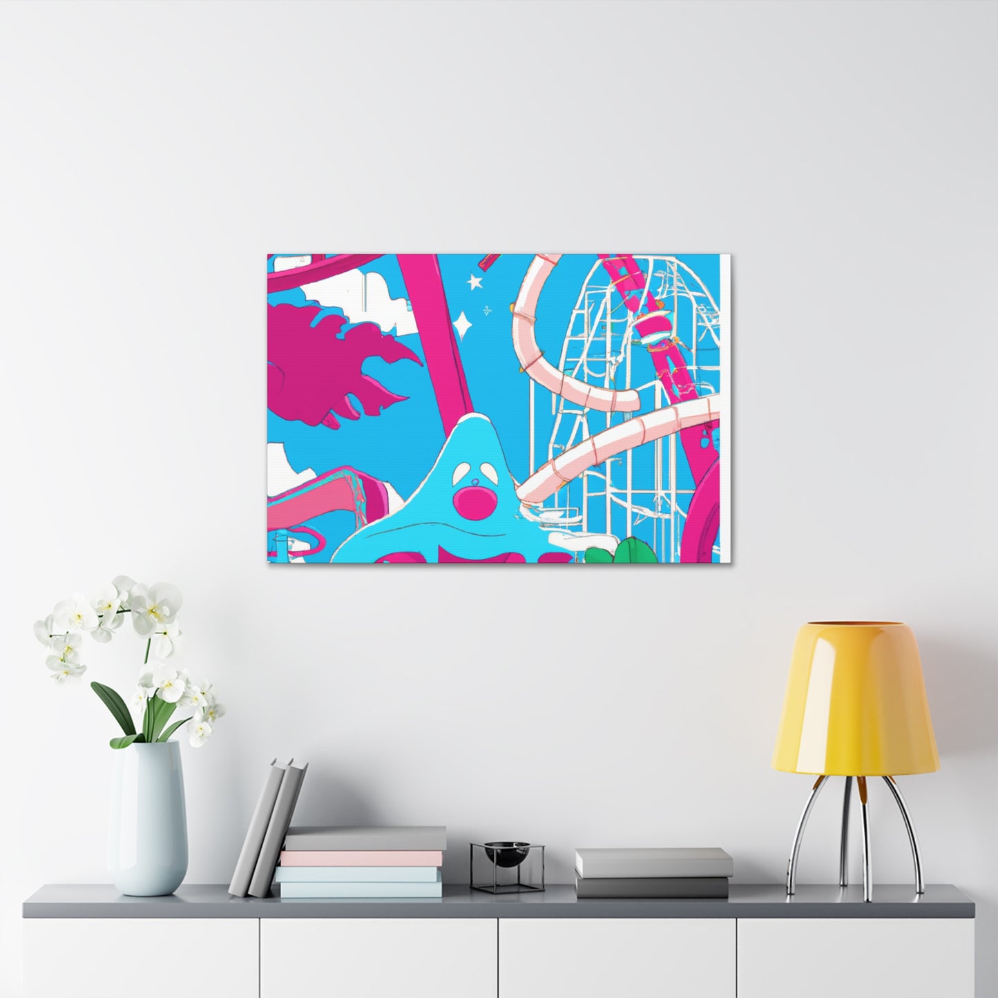 Palm Paradiso - Landscape - Amusement - Canvas