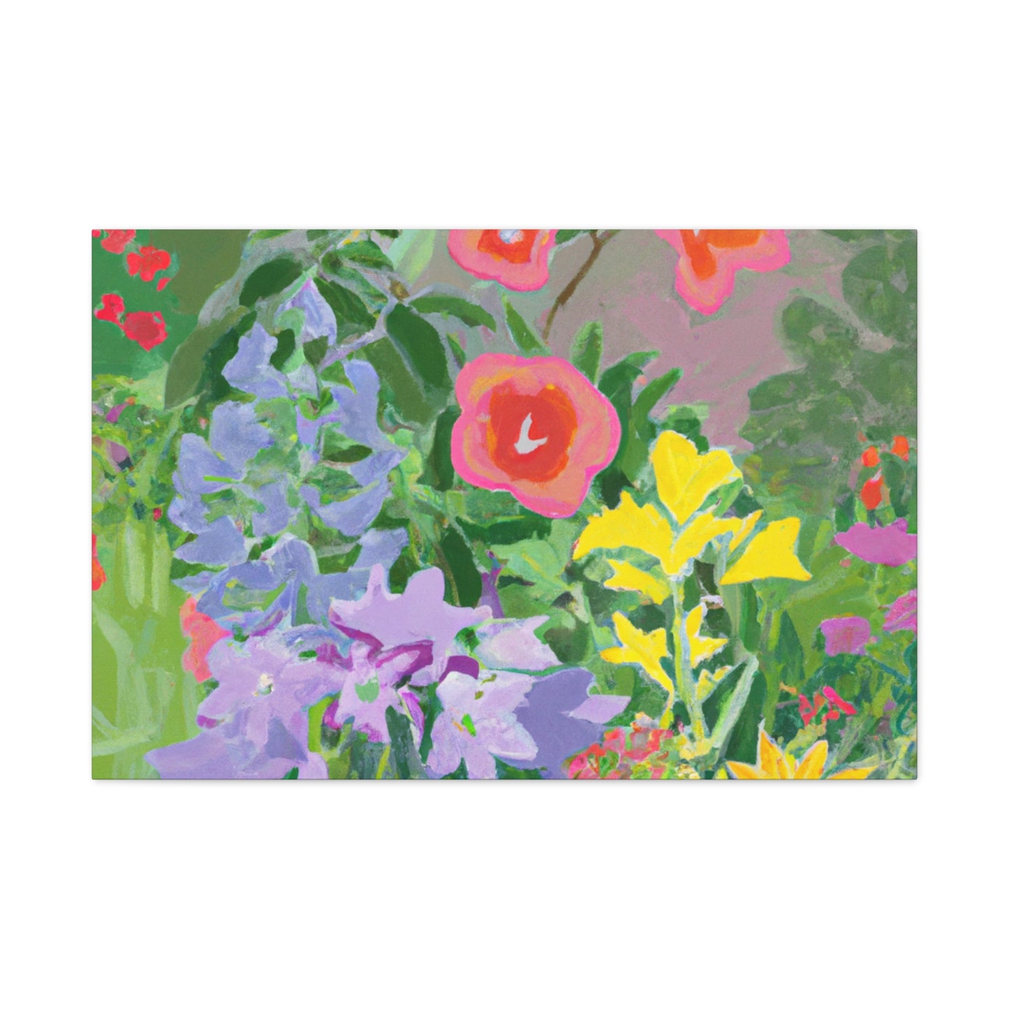 Trellis of Blooms. - Floral Canvas