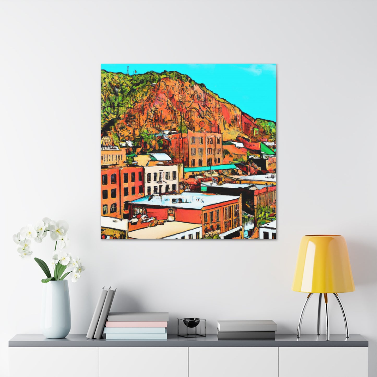 Sandstone Symphony - Architectural - Canvas