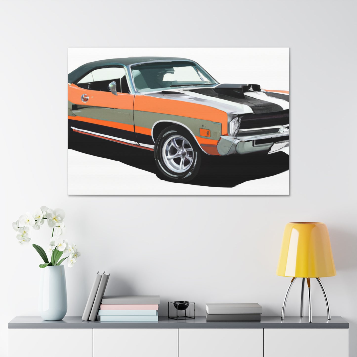 Dragster Flash - Automobile - Canvas