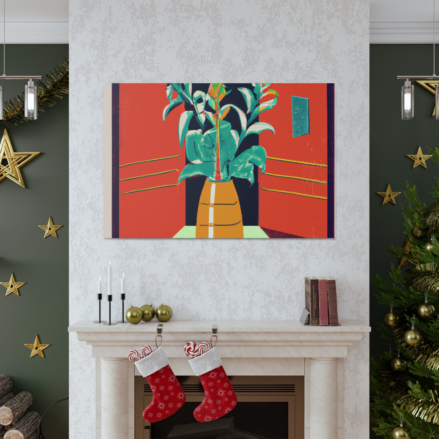 Cheetah-Sparkle - Midcentury Canvas