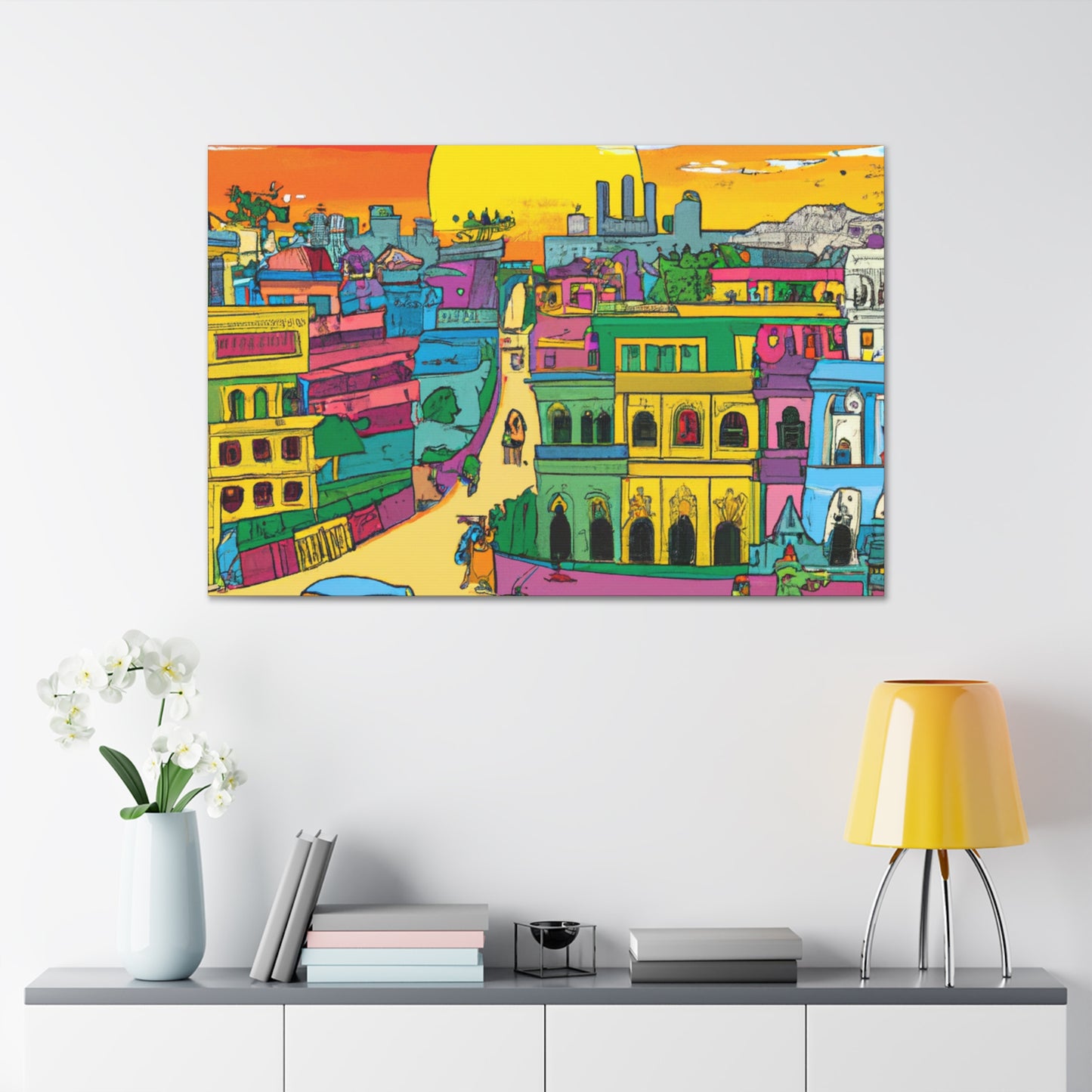 Mahabharata Mountain Range - Destination India - Canvas